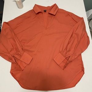 Women’s Shein size Medium coral colored long sleeve blouse